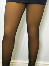 Honey Shade 300g Thermal Fleece-Lined Tights for Winter
